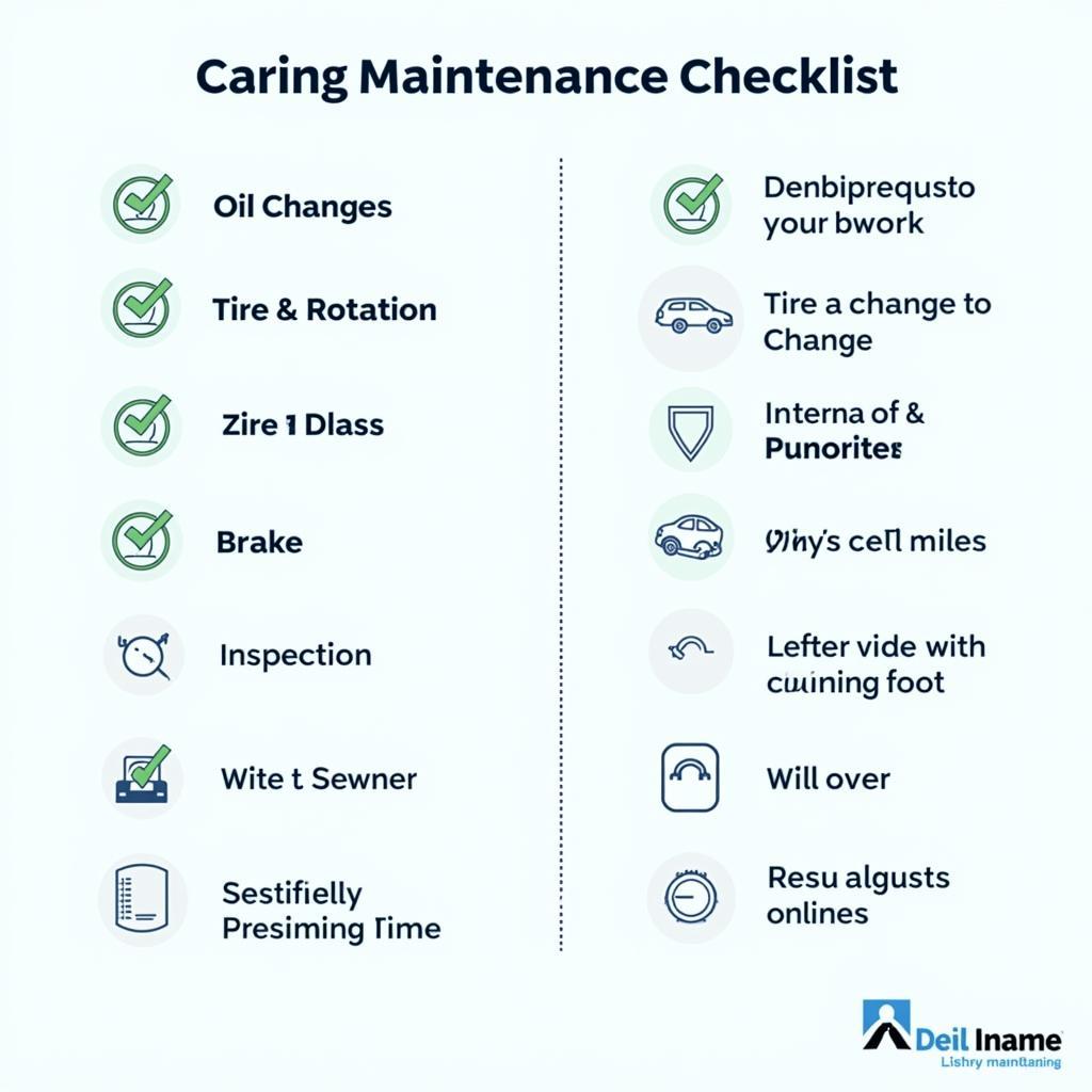 Car Maintenance Checklist Near MWE