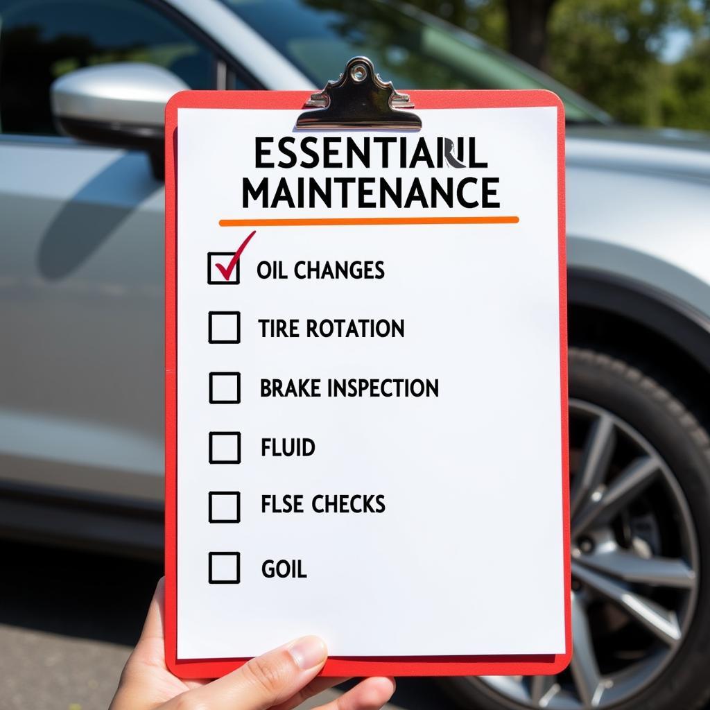 Car Maintenance Checklist San Marcos