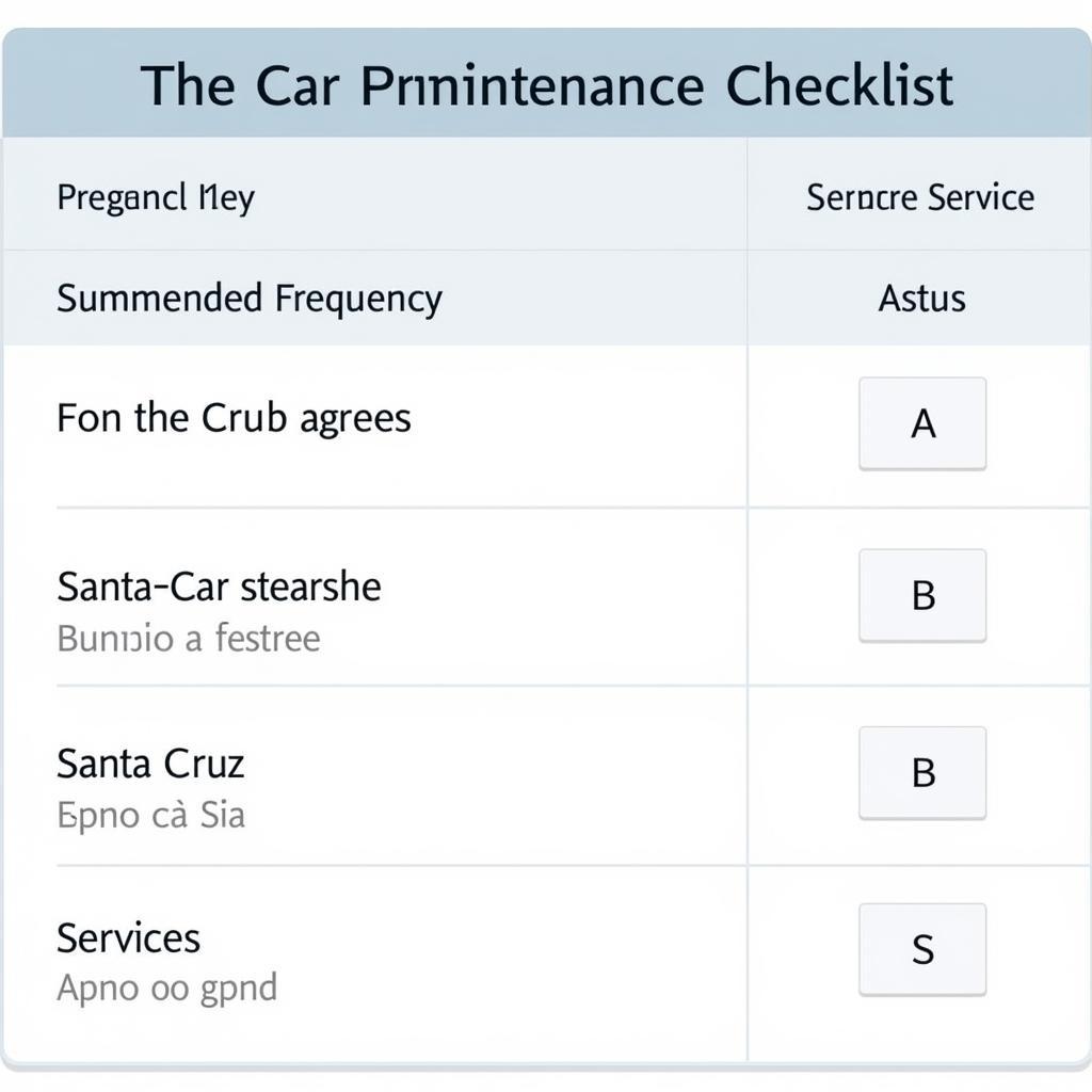 Car Maintenance Checklist for Santa Cruz Drivers