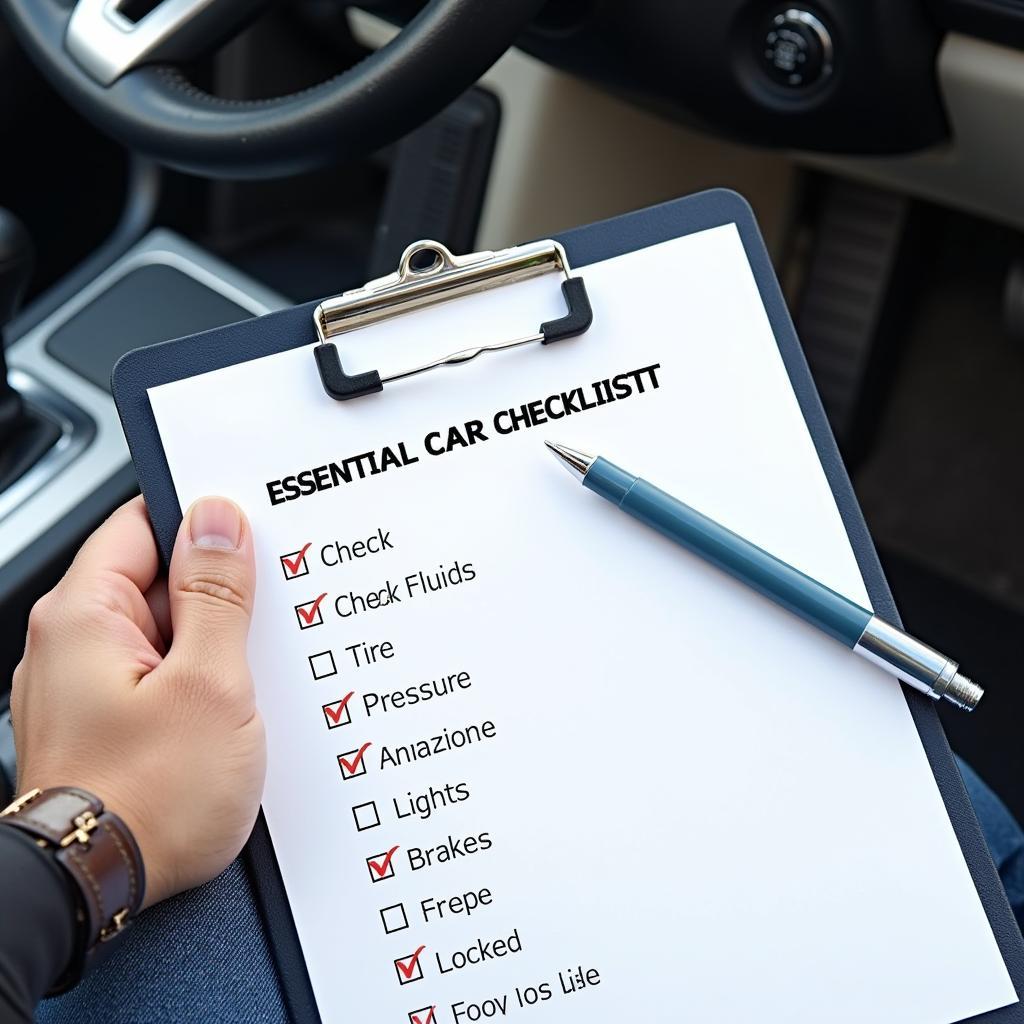 Car Maintenance Checklist in Stafford, VA