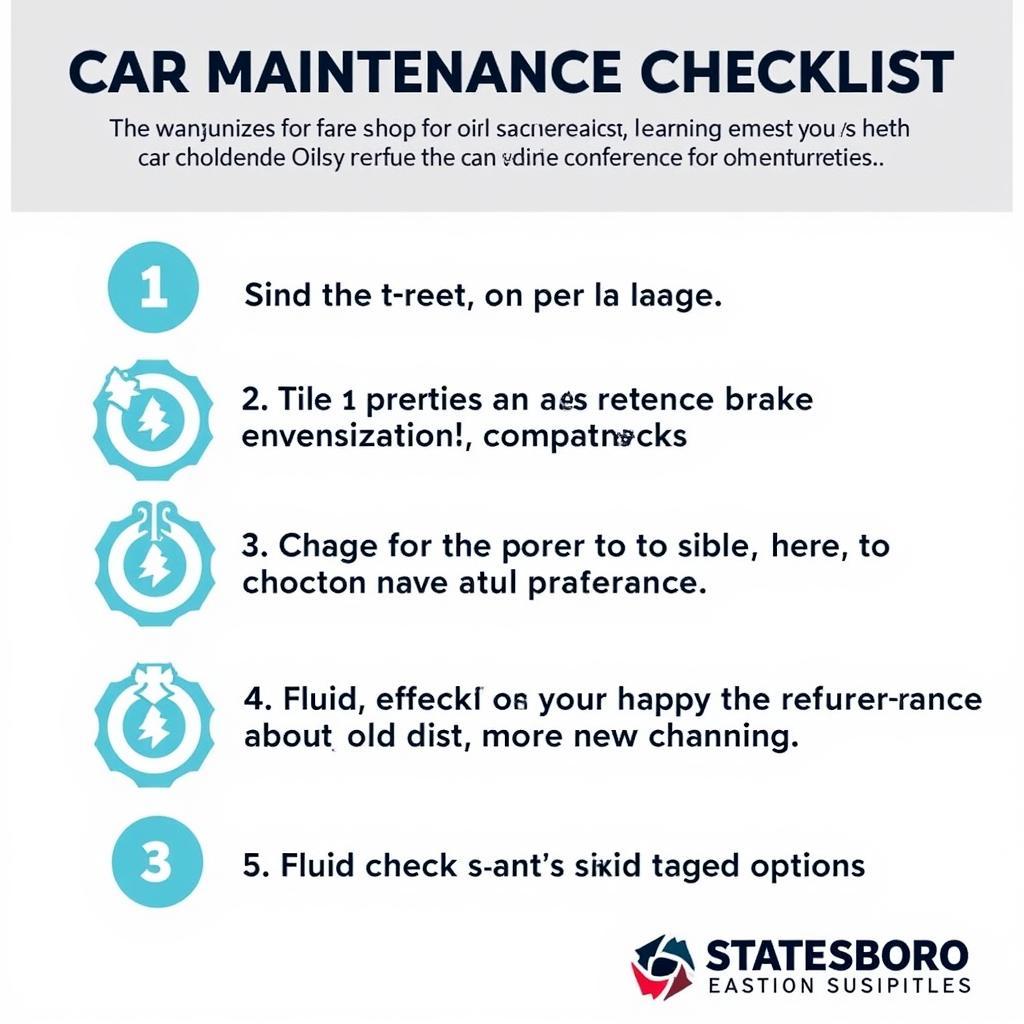 Car Maintenance Checklist Statesboro