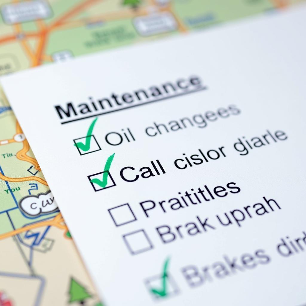 Car Maintenance Checklist Swissvale