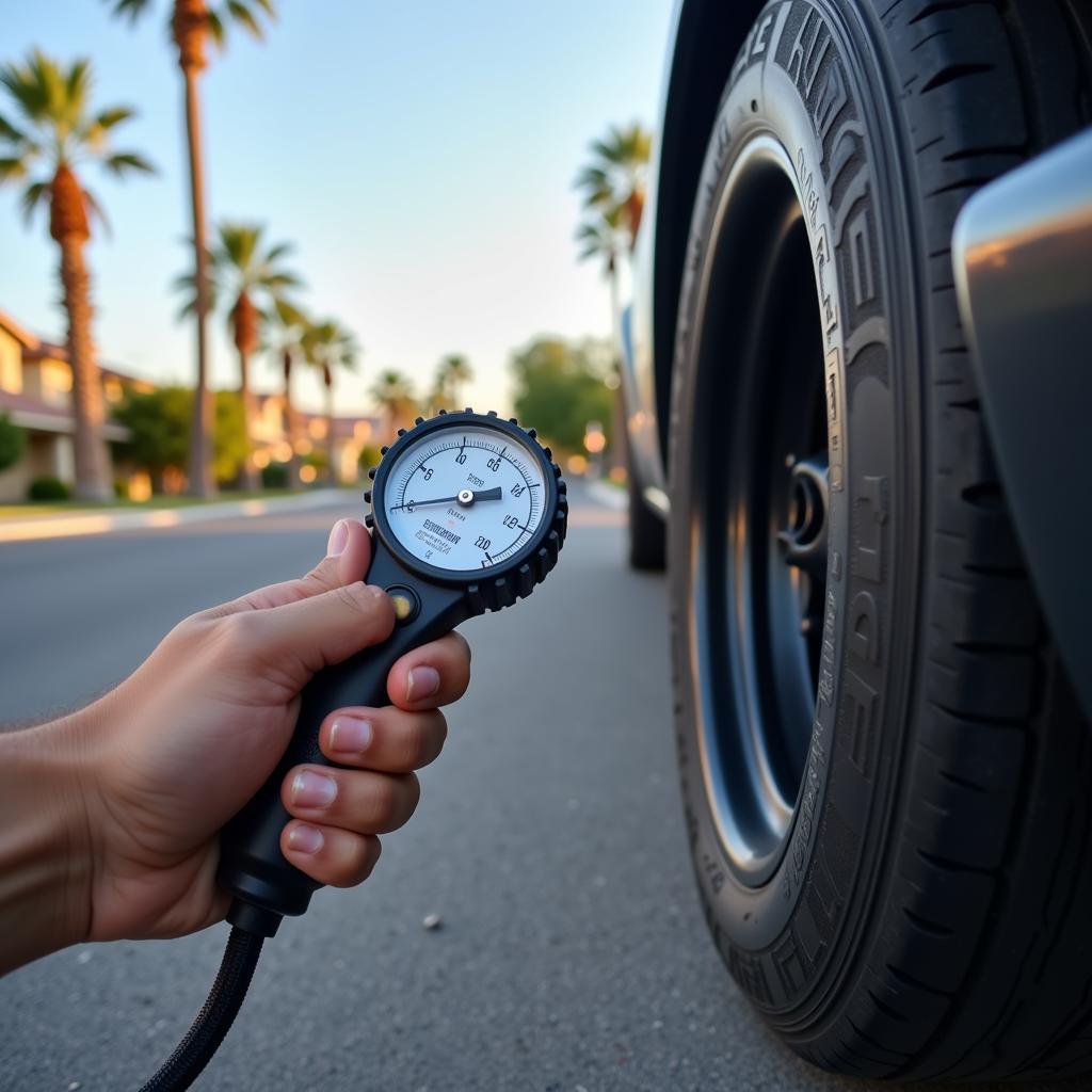 Car Maintenance Las Vegas Tire Pressure Check