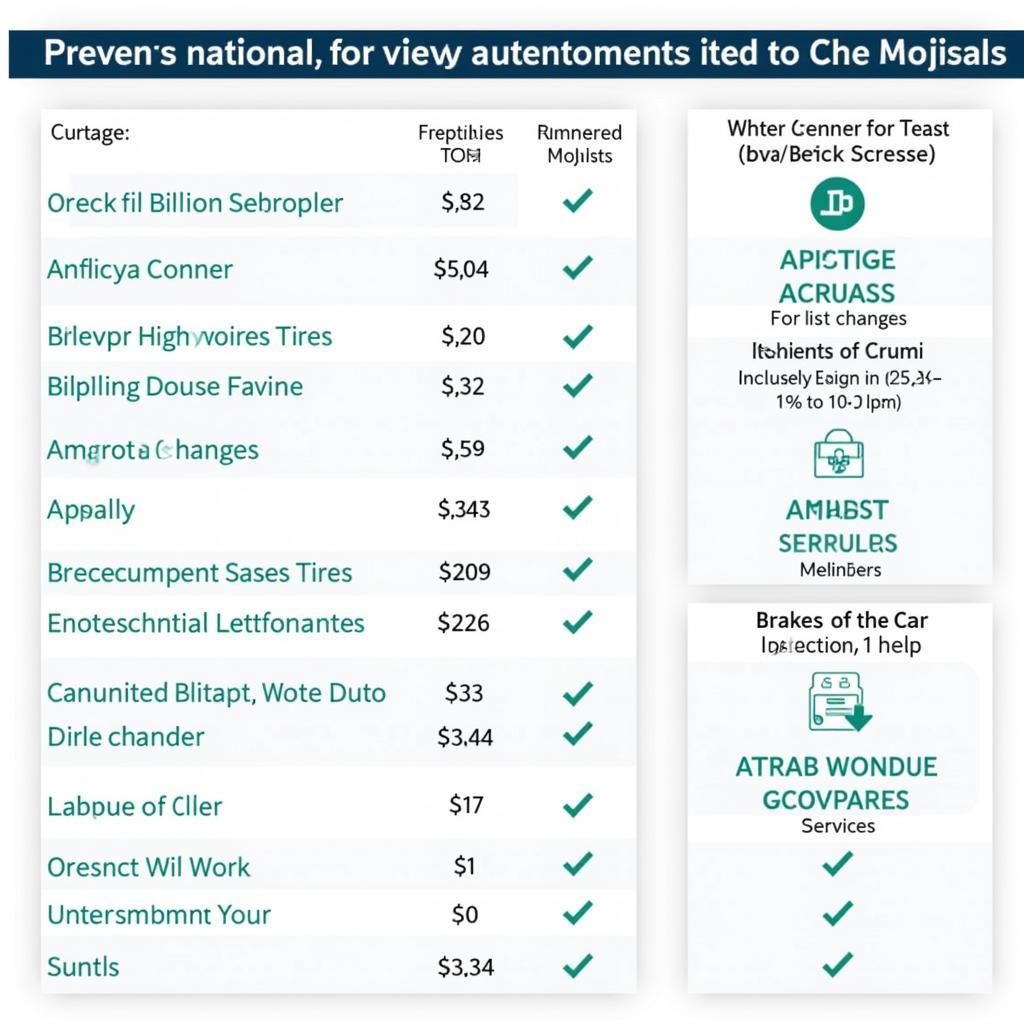 Car Maintenance Schedule Example