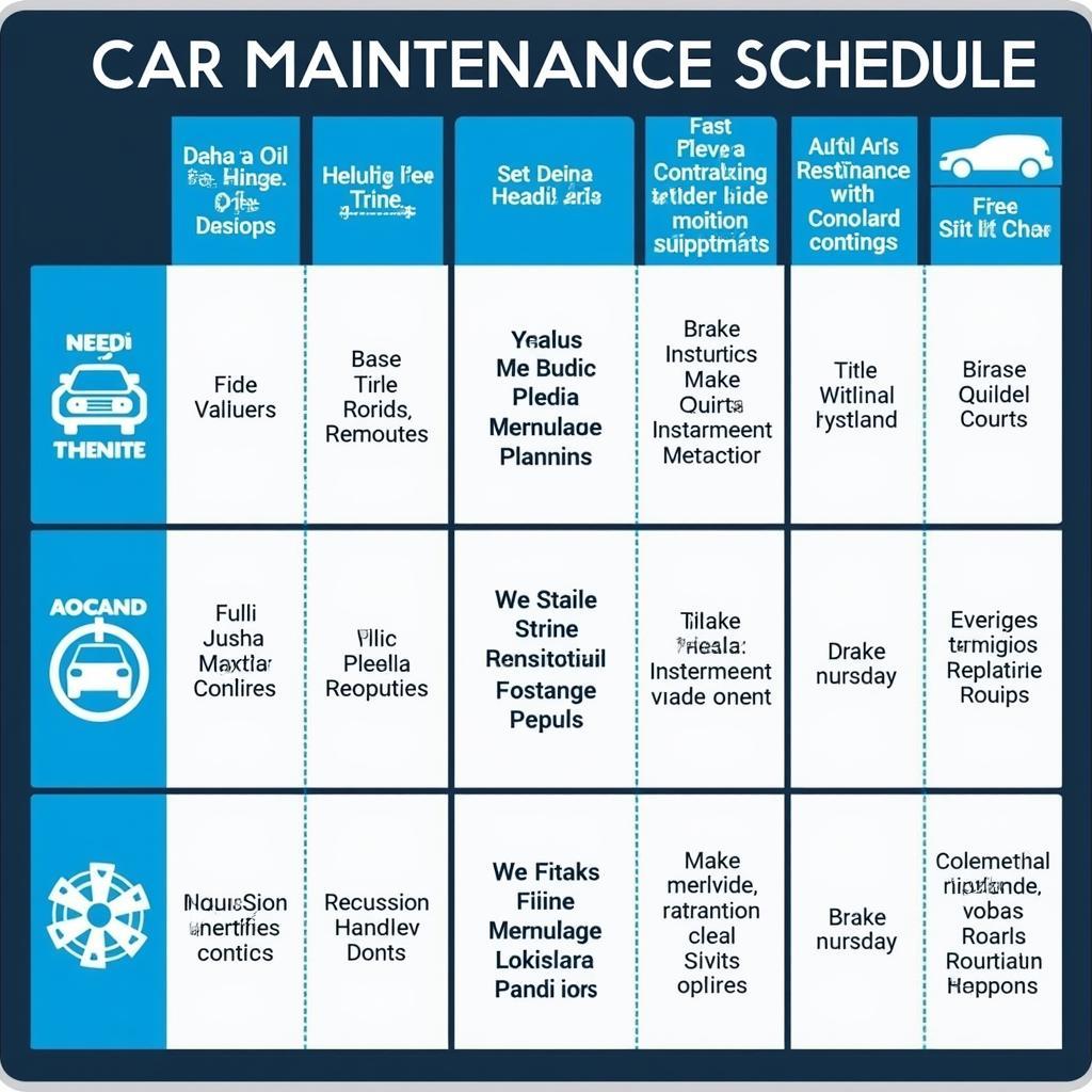 Car Maintenance Schedule