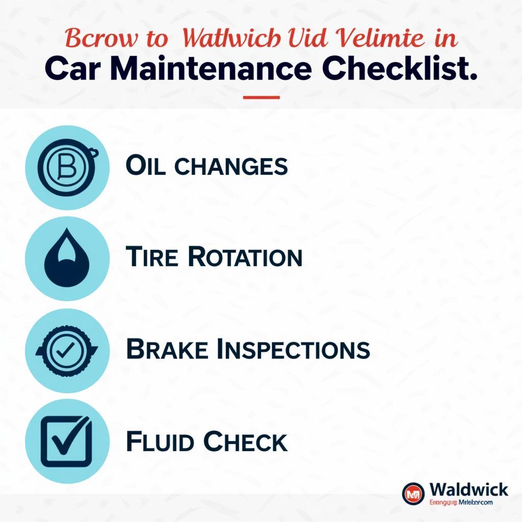 Car Maintenance Schedule Checklist