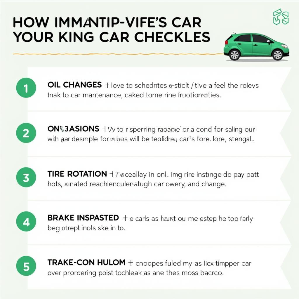 Car Maintenance Schedule Checklist