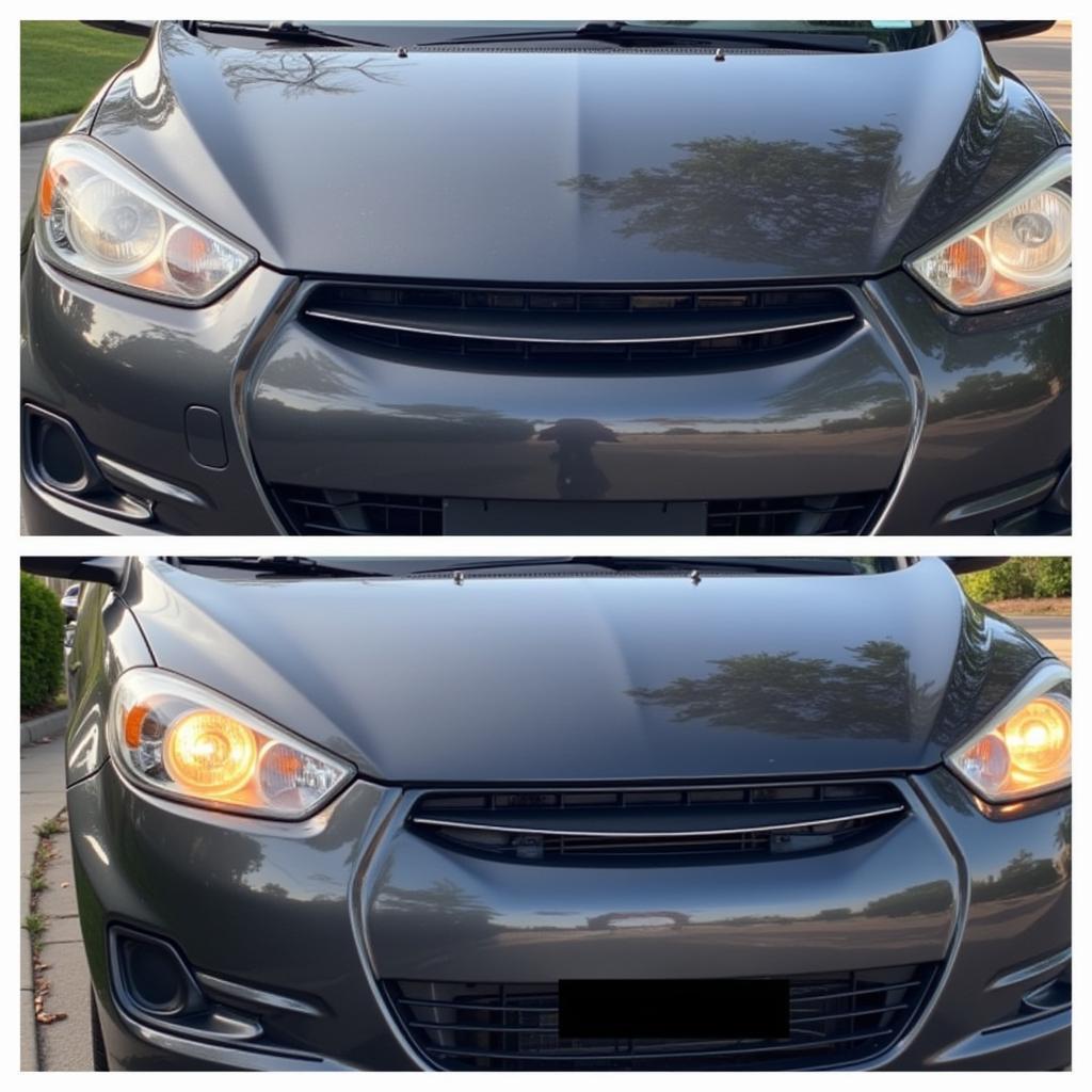 Car Paint Correction Before and After