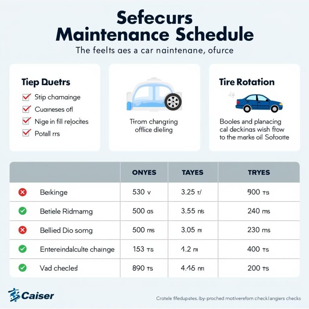 Car Preventative Maintenance Schedule