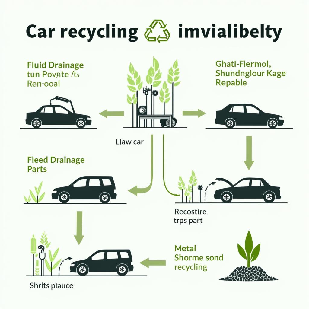 Car Recycling Process Steps