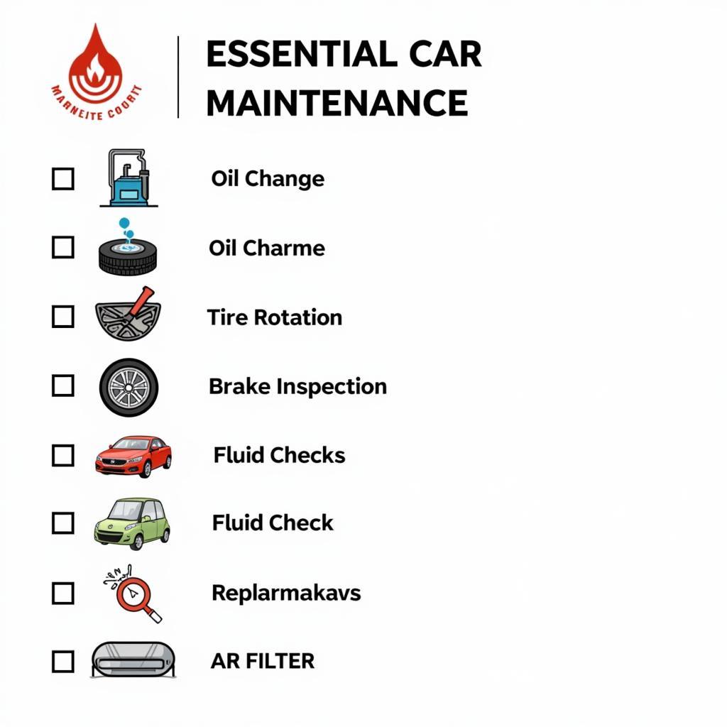 Car Regular Maintenance Checklist