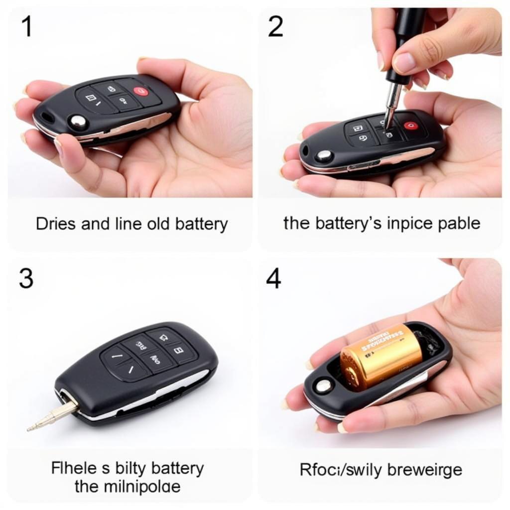 Replacing the Battery in a Car Remote