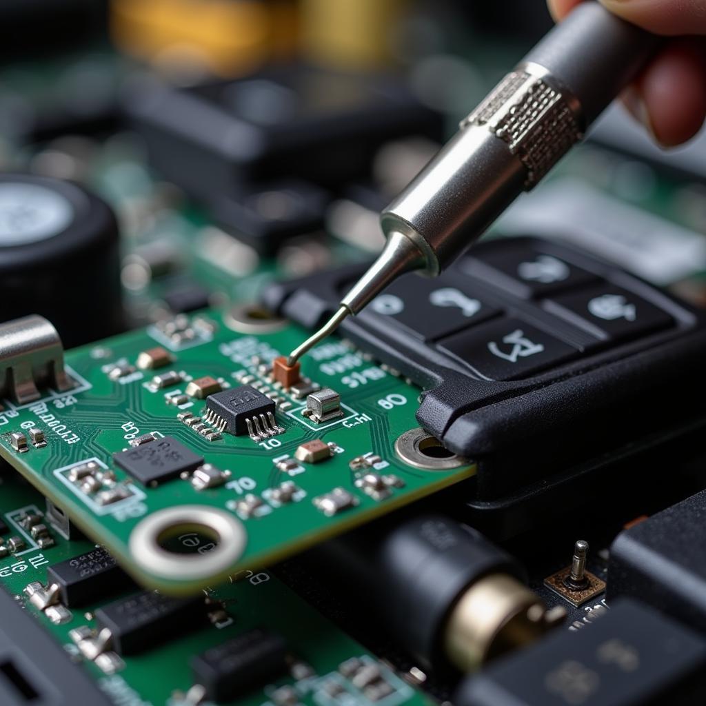 Repairing the Internal Circuitry of a Car Remote