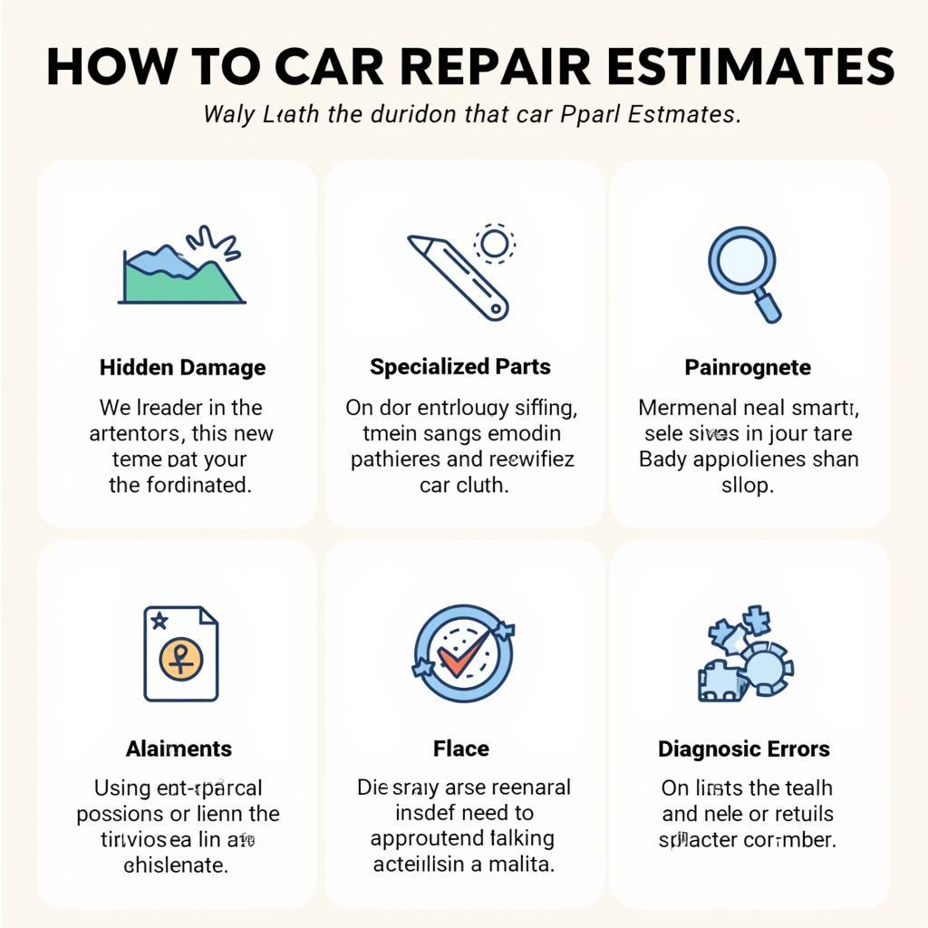 Common reasons for variations in car repair estimates