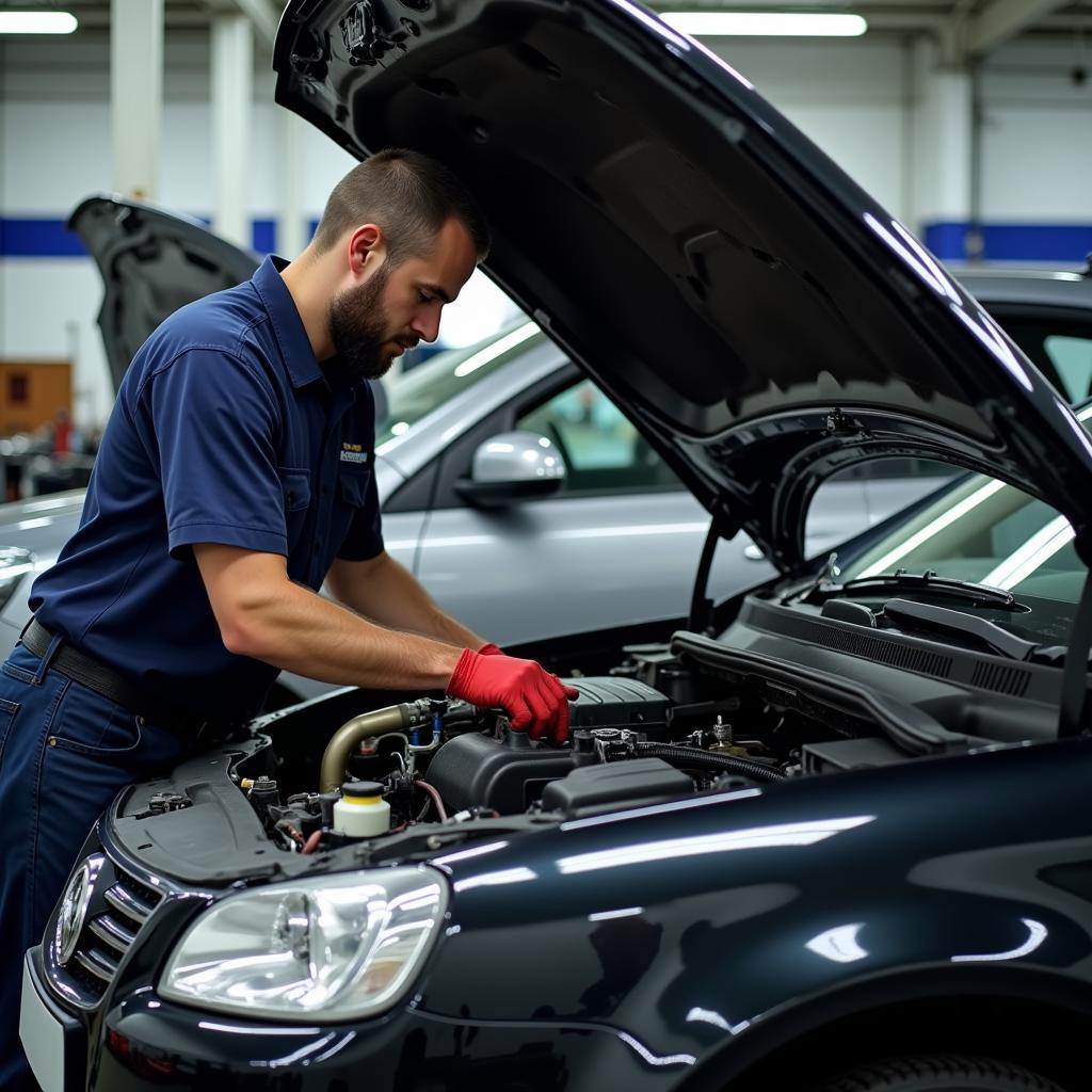 Car Repair in Progress