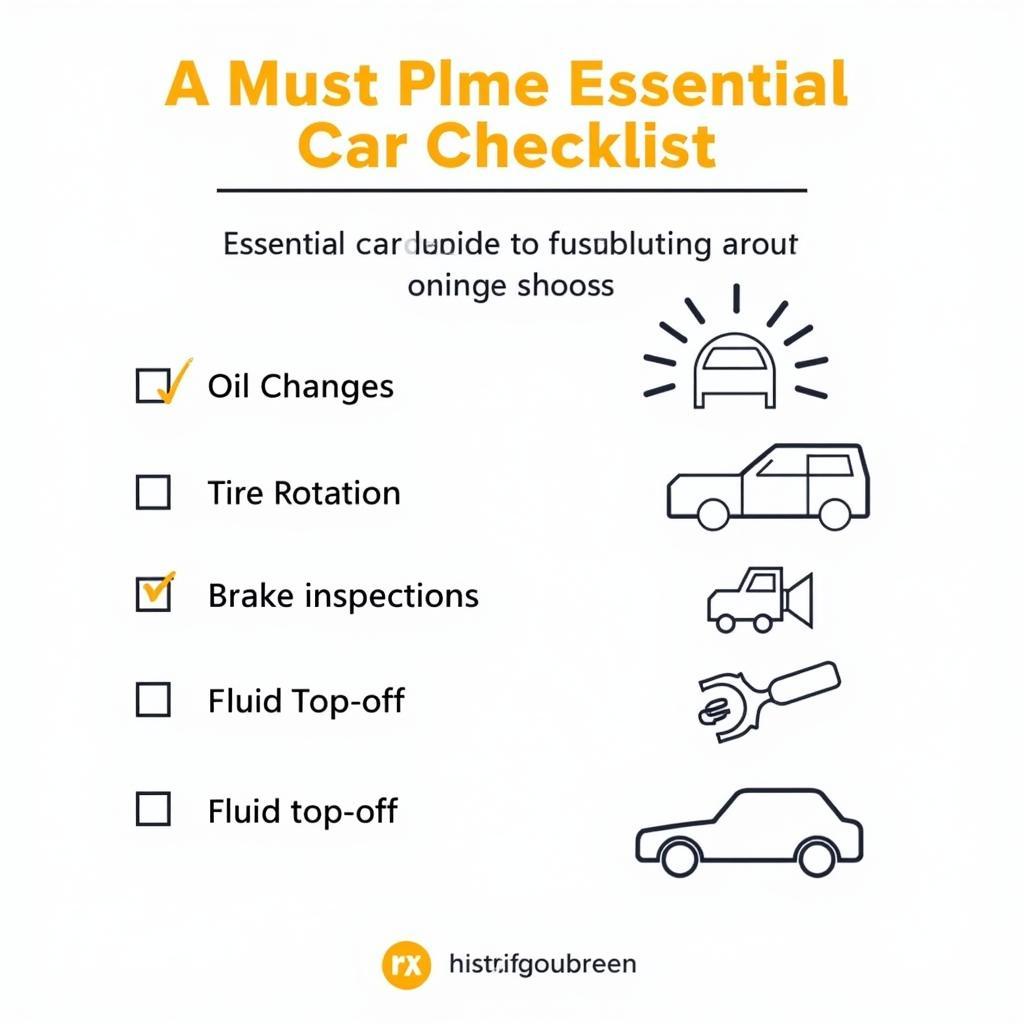 Car Routine Maintenance Checklist