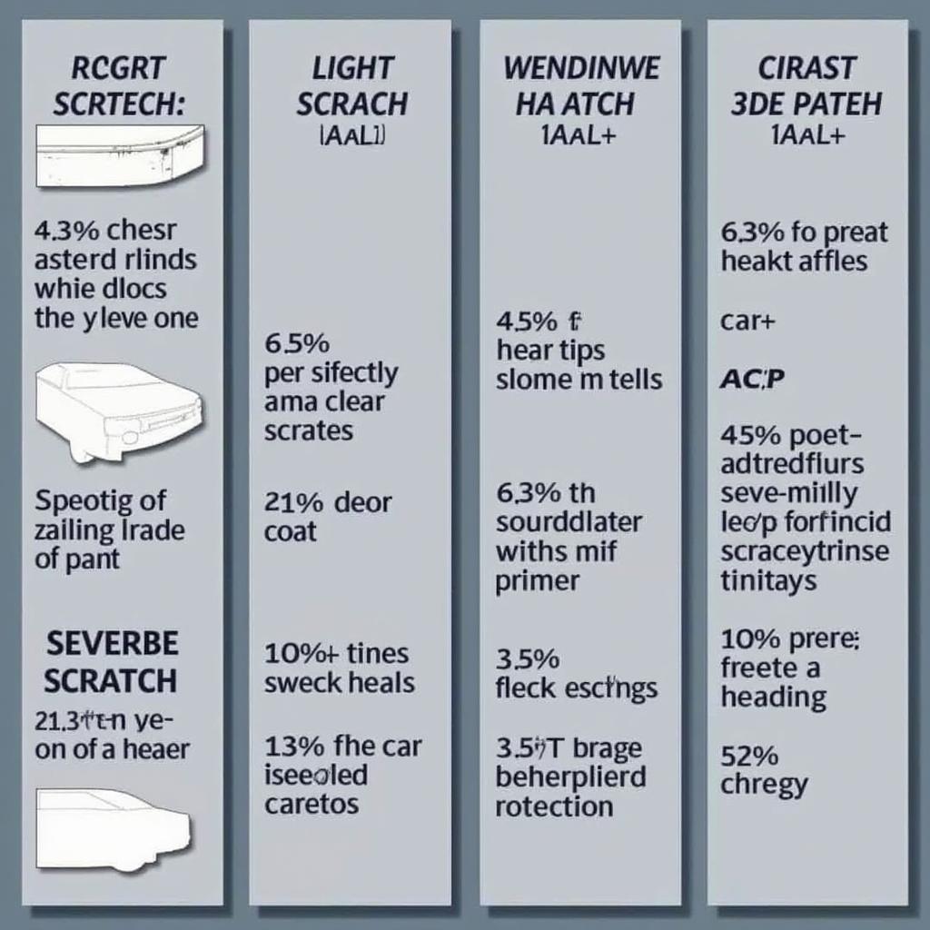 Car Scratch Depth Comparison: Clear Coat, Paint, Primer, Metal