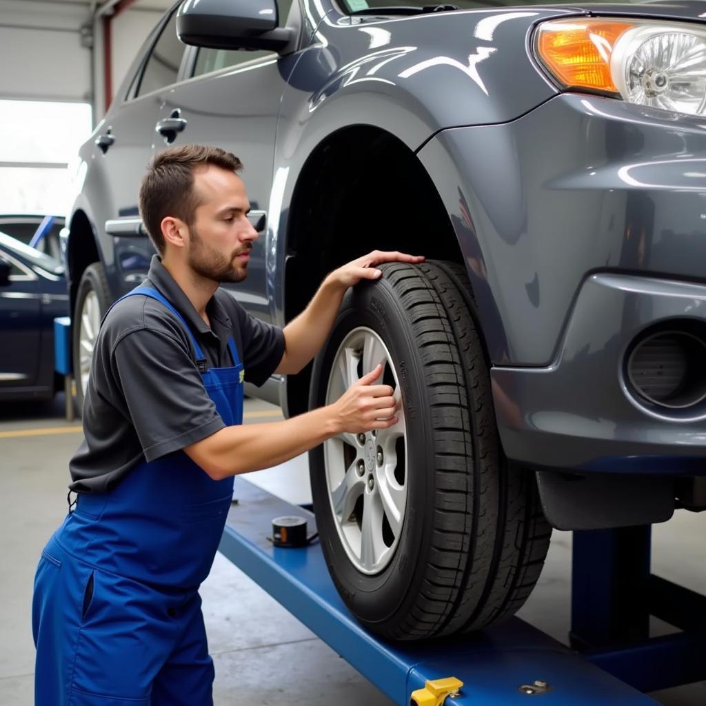 Car Tire Rotation Service for Even Tire Wear