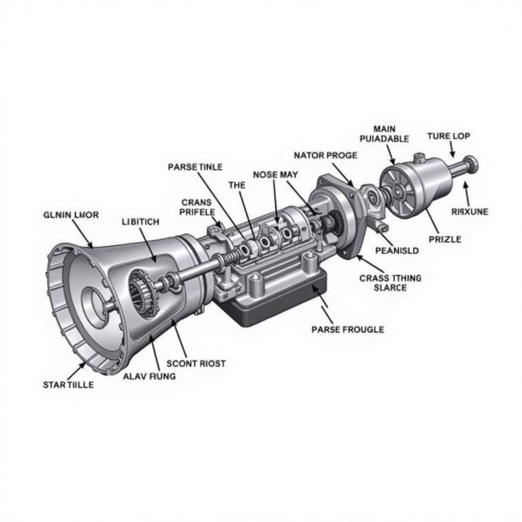 Diagram of a Car Transmission System