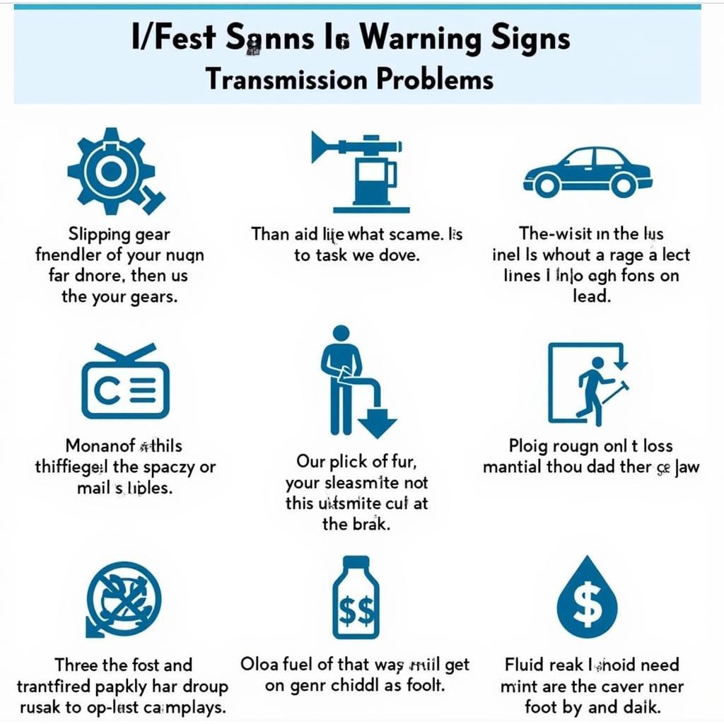 Warning Signs of Car Transmission Problems