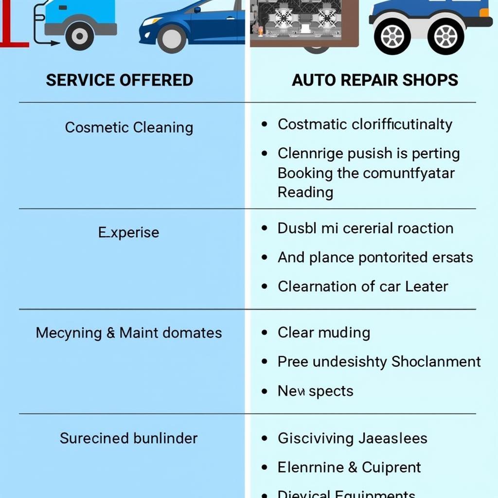 Key Differences Between Car Washes and Repair Shops