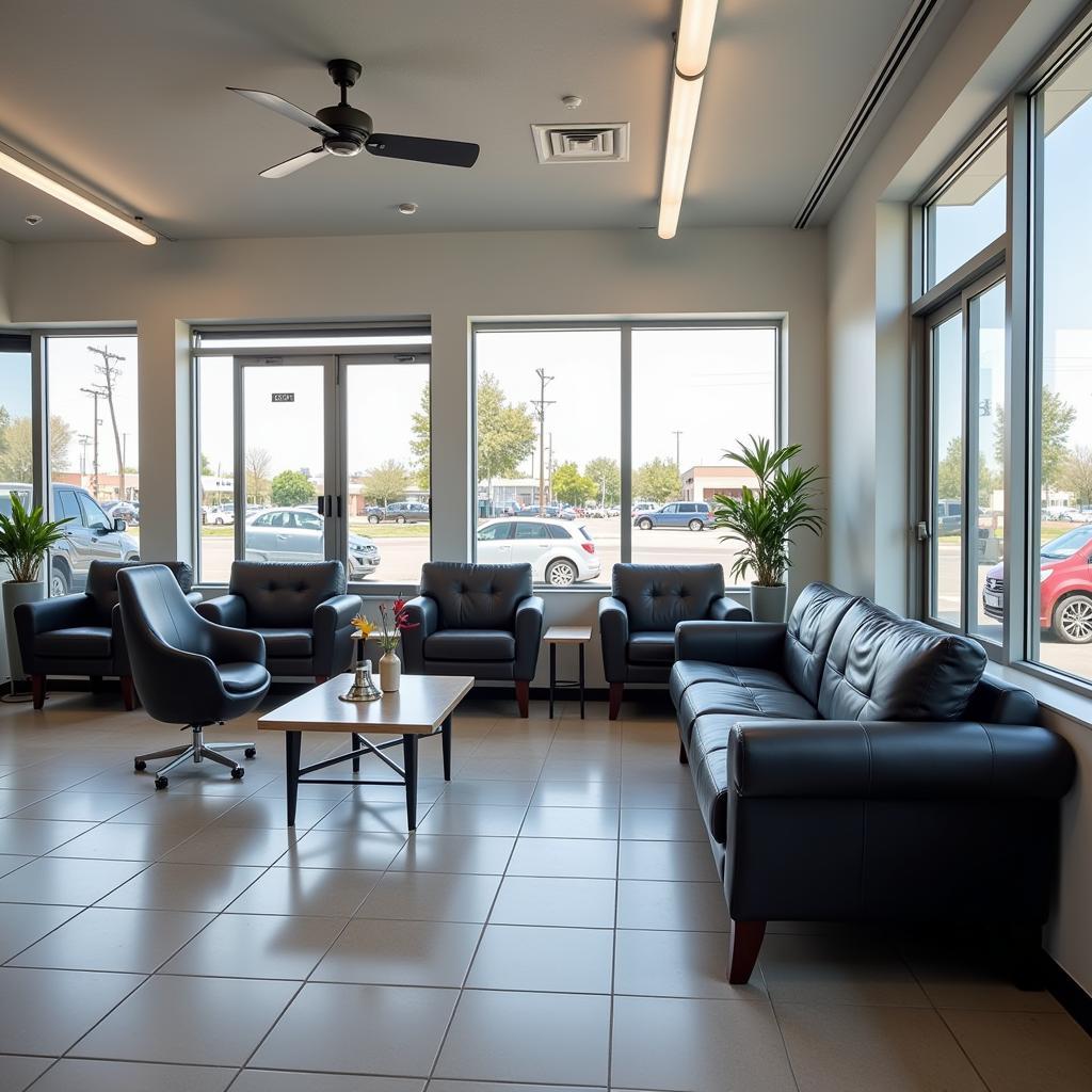 Comfortable Customer Waiting Area in Carterton Auto Service Centre