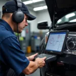 Car Diagnostics in a Cass Auto Service Center