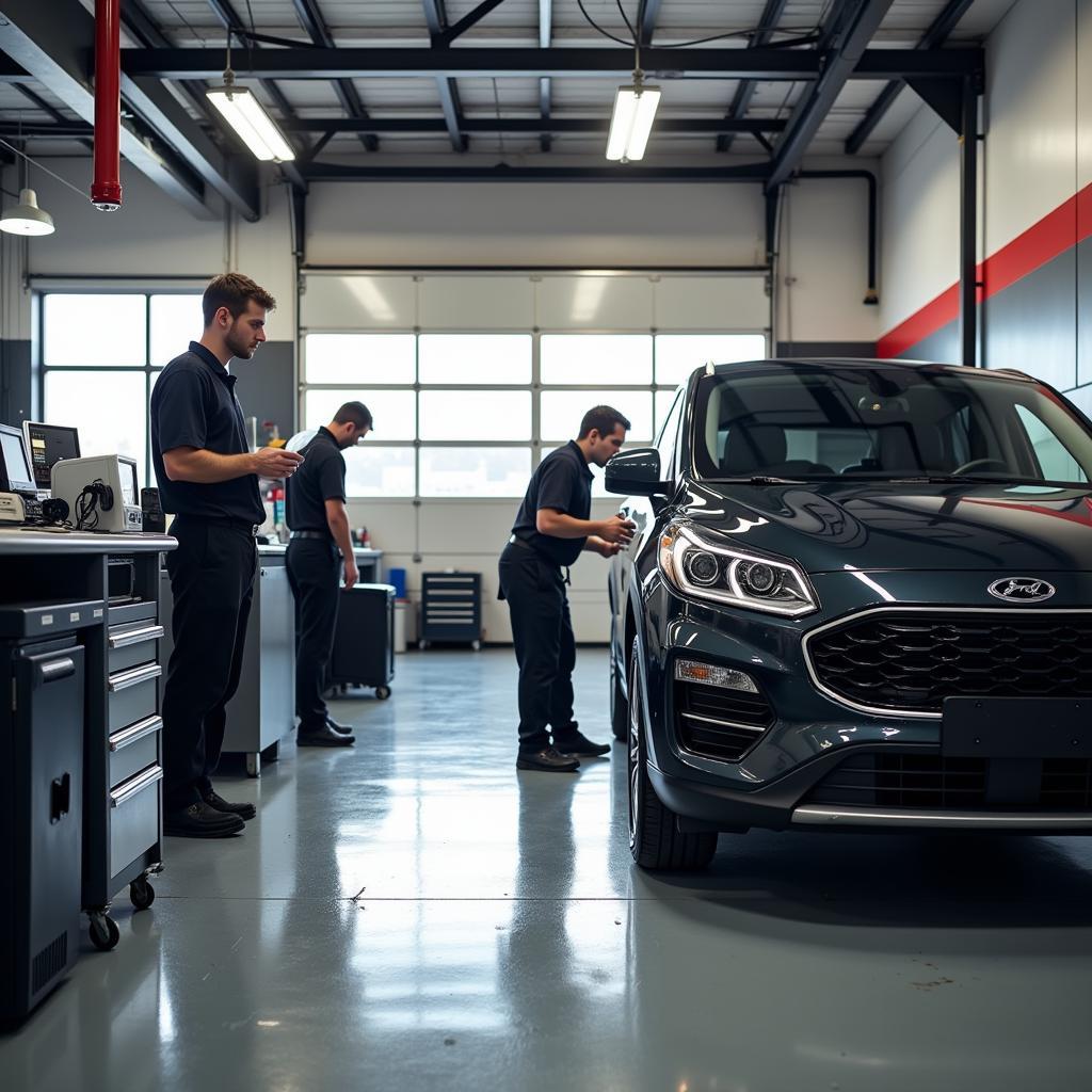 Modern Auto Service Shop in Cedar Park