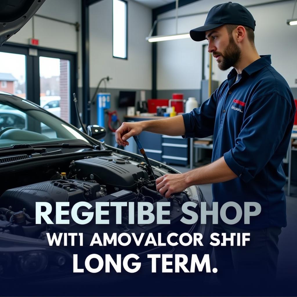 Certified Auto Repair Technician Working