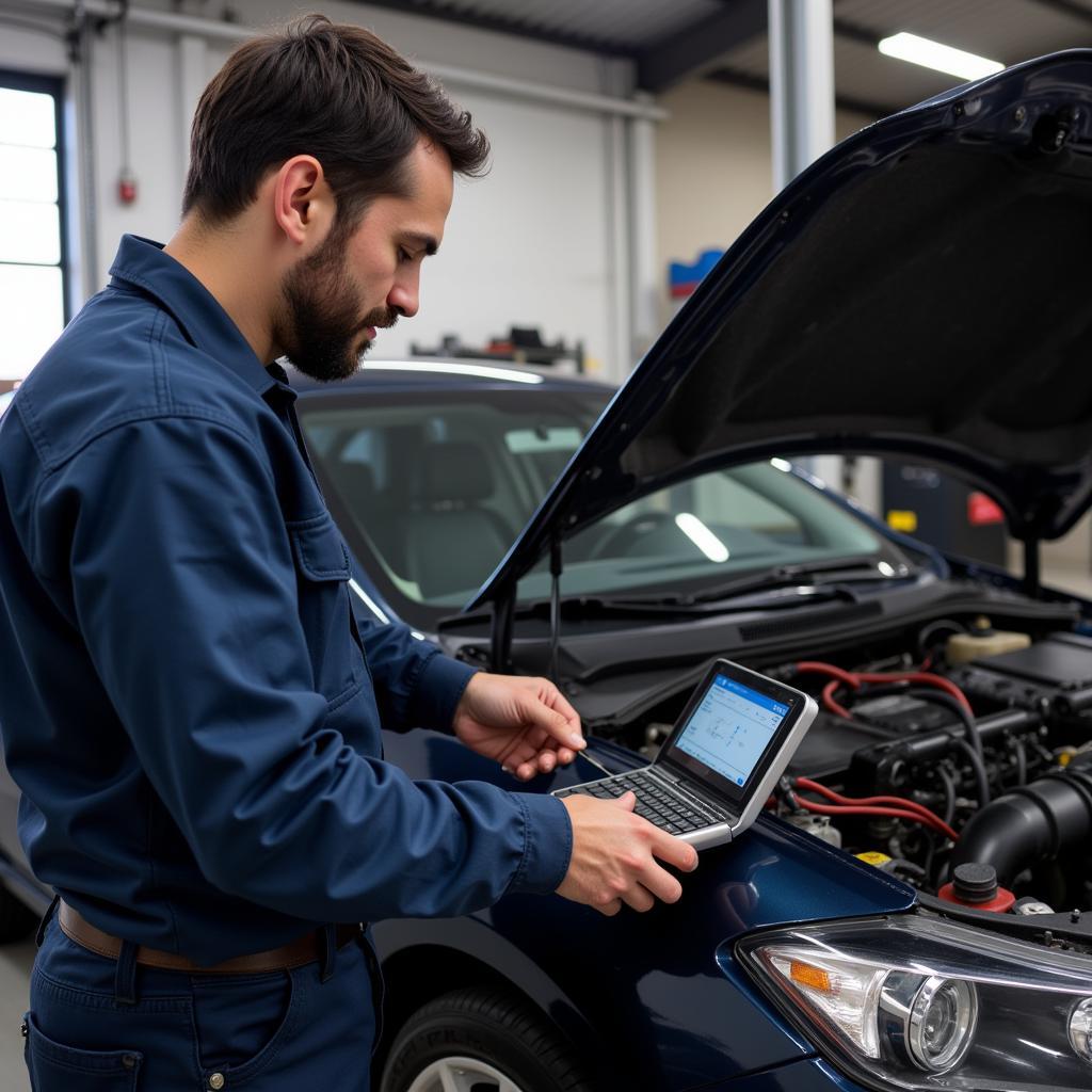 Certified Auto Technician Working in San Antonio