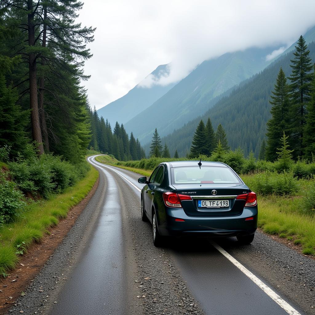 Car maintenance on Chaskas roads