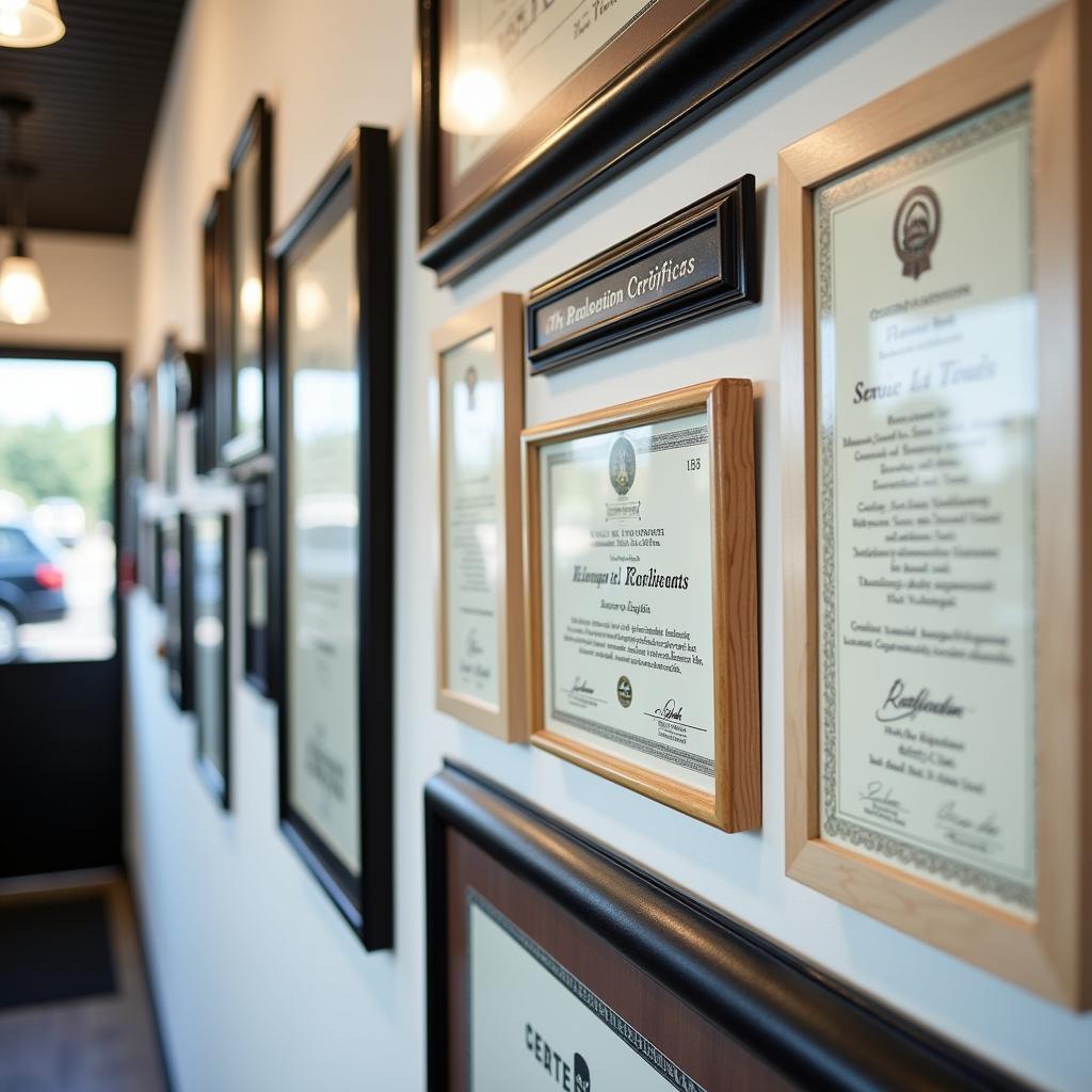 Checking the credentials and certifications of an auto service provider is crucial.