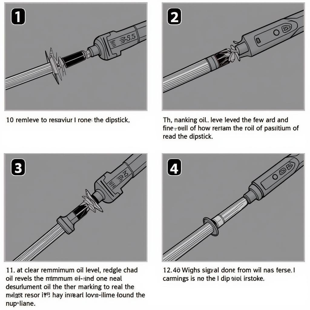 Checking the Oil Dipstick