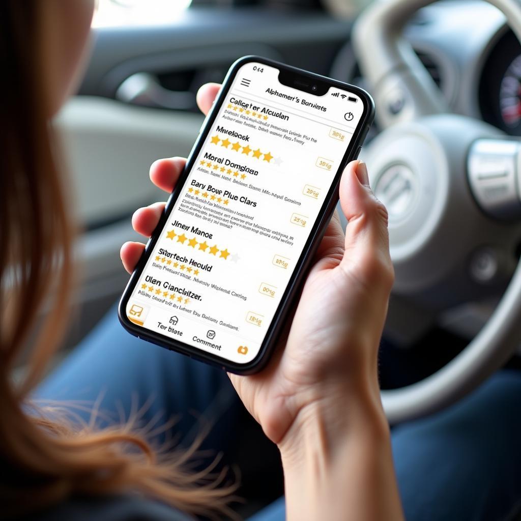 Checking Online Reviews for Auto Service in Alpharetta