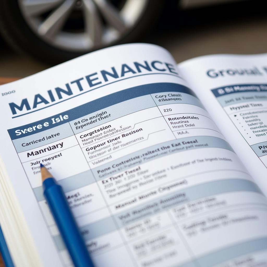 Adhering to a Car Maintenance Schedule