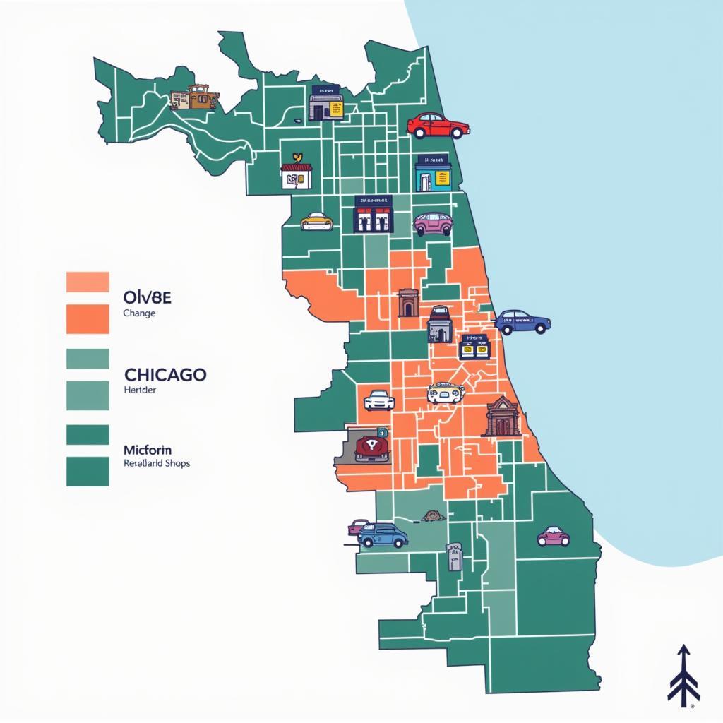 Chicago Auto Service Map