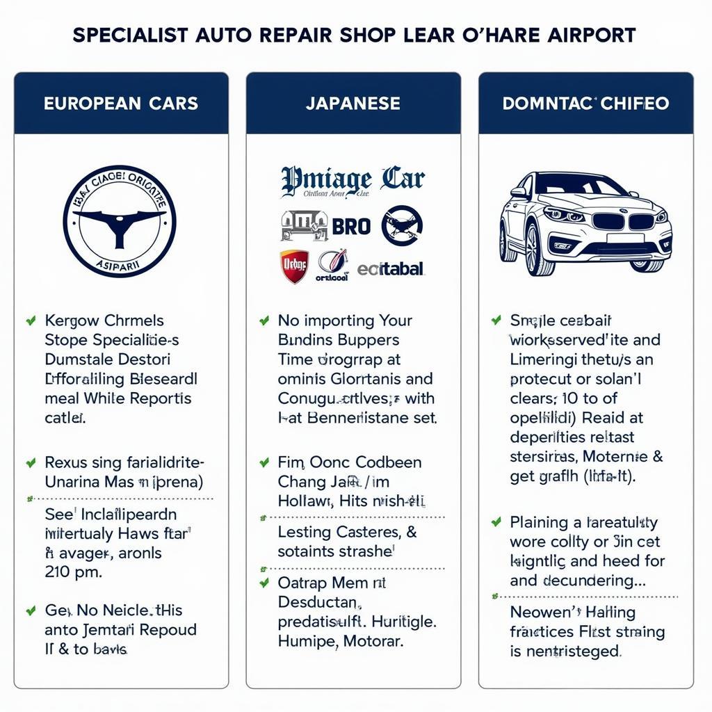 Chicago Auto Service Specialists Near ORD