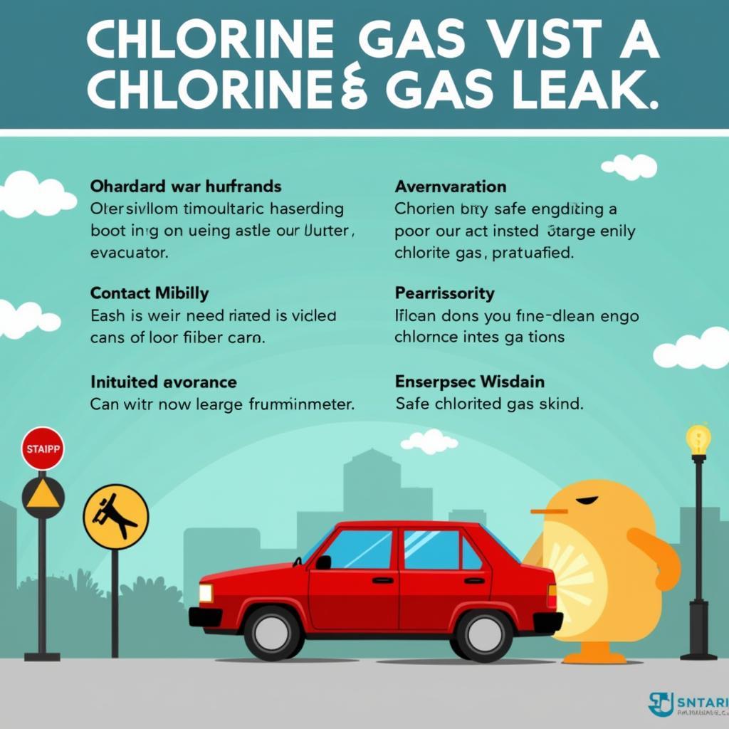 Car with a Chlorine Gas Leak