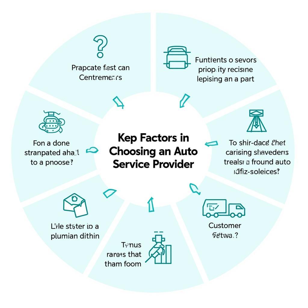 Factors to consider when selecting an auto service provider