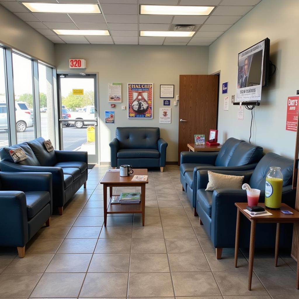 Comfortable Waiting Area at Chuck's Auto Service