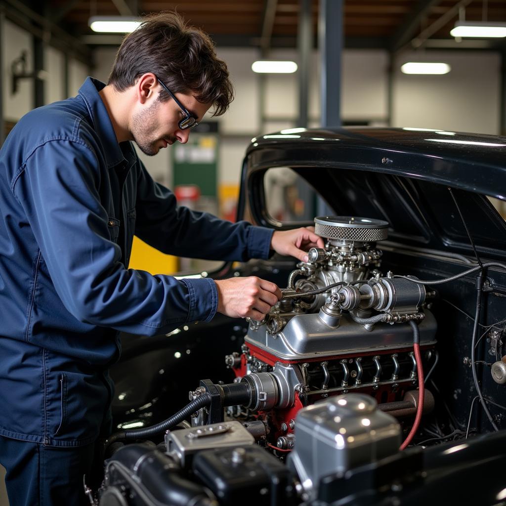 Classic Car Engine Restoration