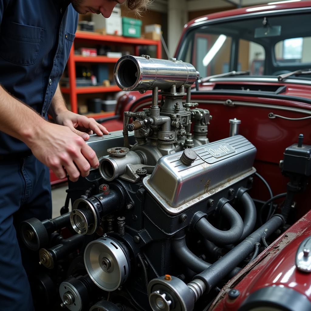 Classic Car Engine Restoration Process