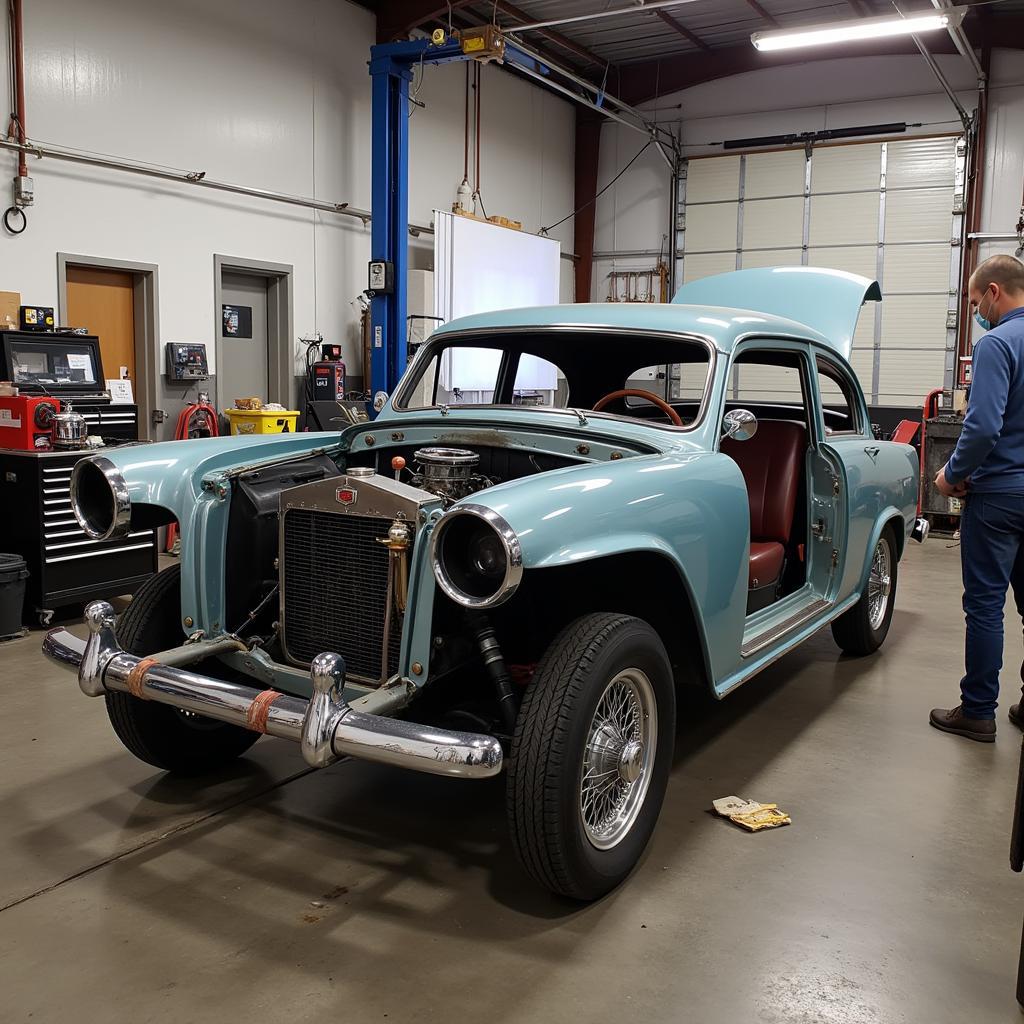 Classic Car Restoration in Progress in Southwest Ranches, FL