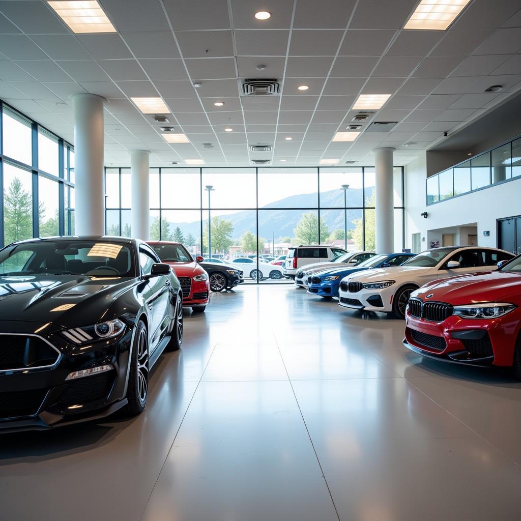 Clean Dealership Showroom in Salt Lake City