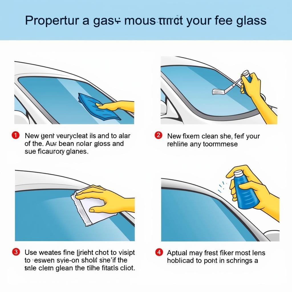 Cleaning Auto Glass for Maintenance