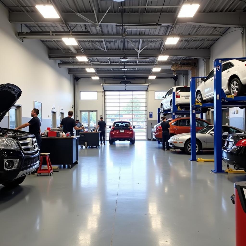 Clear Lake WI Auto Service Center Interior