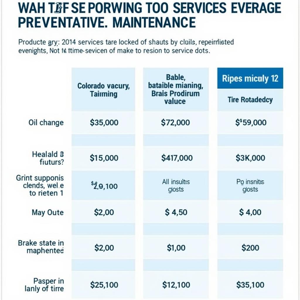 Colorado Auto Service Cost