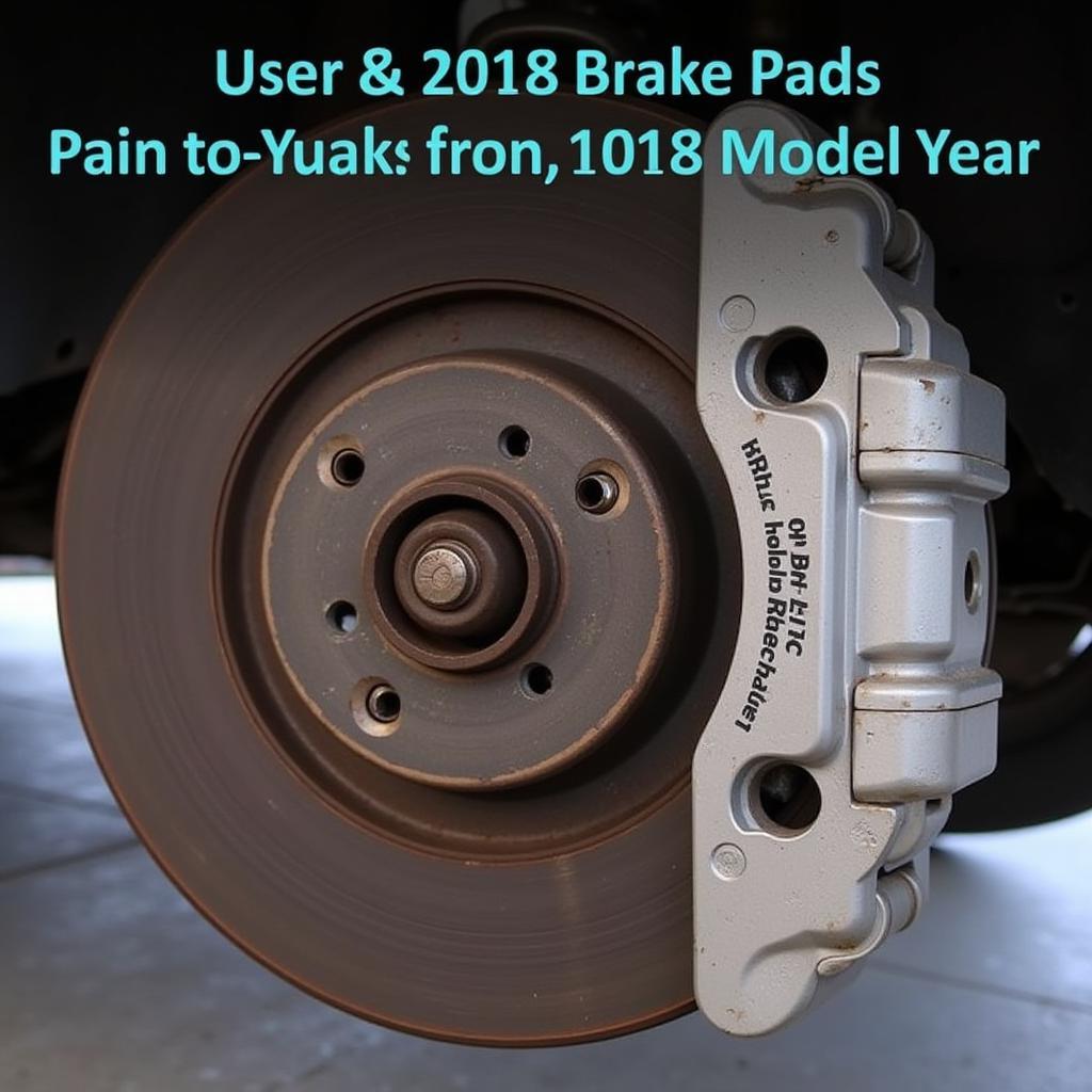 Common 2018 Car Problems in Airway Heights, WA: Close-up of worn brake pads.