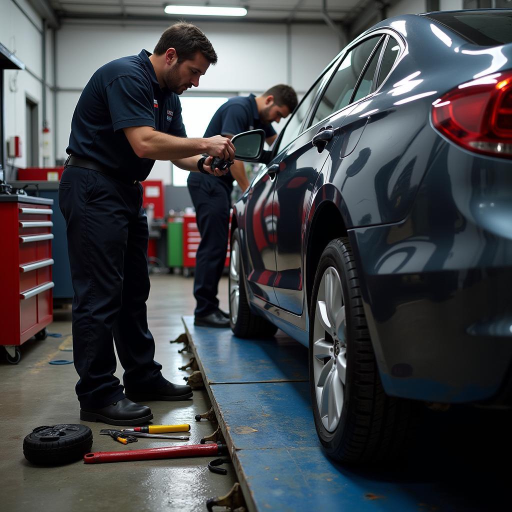 Common alpha auto services like oil changes and tire rotations