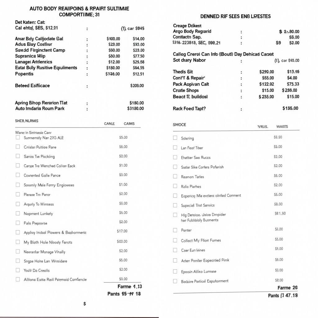 Comparing Auto Body Repair Estimates in Hyattsville